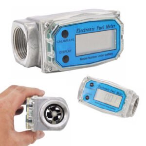 Turbine Digital Diesel Fuel Flow Meter Oval Gear Flow Gauge BSPT/NPT 1" 200L/Min - Image 6