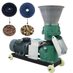 220V 8mm 12mm Feed Pellet Mill Machine 3Rollers Feed Granulator 200kg/h Zoo Farm