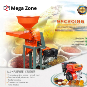 Corn Grinder Maize Flour Mill Machine Disc Mill Pulverizers Fine Grinder 9FC2018-G 7.5hp Gasoline Engine - Image 5