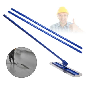 Bull Float Concrete Float 48 x 12 Concrete Tool Trowel 3 Handle 1.8M Finish - Image 3