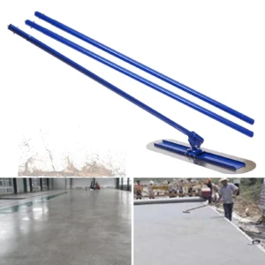 Bull Float Concrete Float 48 x 12 Concrete Tool Trowel 3 Handle 1.8M Finish
