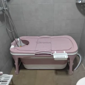 Household Bathroom Folding Bathtub Adult Large Bath Bucket Full Body Bath Bucket Bath Basin Thickened Portable Bathtub - Image 4