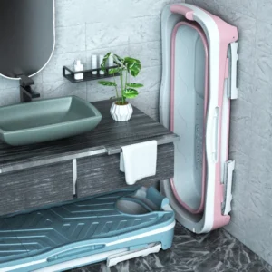 Household Bathroom Folding Bathtub Adult Large Bath Bucket Full Body Bath Bucket Bath Basin Thickened Portable Bathtub - Image 5