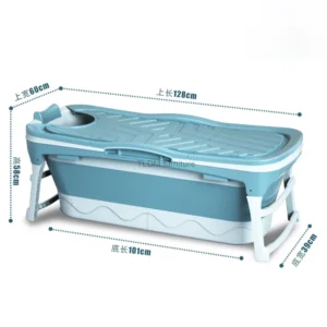 Household Bathroom Folding Bathtub Adult Large Bath Bucket Full Body Bath Bucket Bath Basin Thickened Portable Bathtub - Image 6