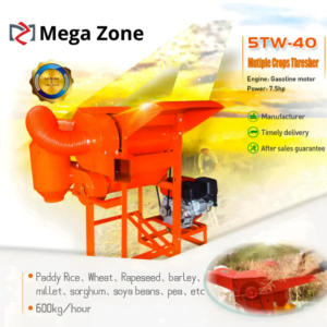 Mini Rice Wheat Thresher Machine Harvest Bean 5TW-40 Padyy Thresher 7.5hp Gasoline Engine - Image 6
