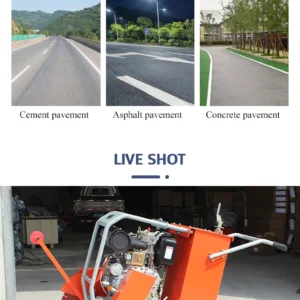 New Diesgn Gasoline Engine Road Cutting Machine Concrete Floor Saw Asphalt Cutter - Image 2