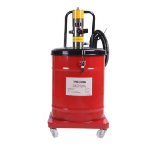 YYHC High Pressure Pneumatic Grease Pump 40L Air Operated Bucket Grease Pump Auto Grease Pump Pneumatic Lubricator Gun - Image 6