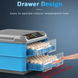 256 Eggs Drawer Automatic Incubator for Egg Brooder Bird Chick Chicken Accessories Smart Incubator Farm Equipment - Image 2