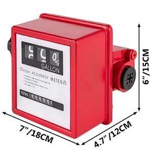 GPM Mechanical Fuel Flow Meter 3-Digital Fuel Transfer Meter 50 PSI - Image 20