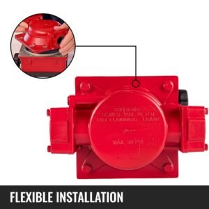 GPM Mechanical Fuel Flow Meter 3-Digital Fuel Transfer Meter 50 PSI - Image 16