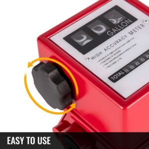 GPM Mechanical Fuel Flow Meter 3-Digital Fuel Transfer Meter 50 PSI - Image 18
