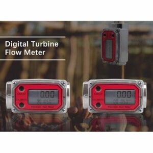 4.13” Turbine Digital Diesel Fuel Flow Meter Oval Gear Flow Gauge NPT - Image 3