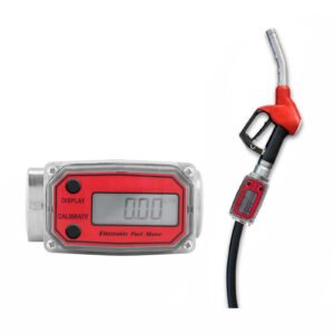 4.13” Turbine Digital Diesel Fuel Flow Meter Oval Gear Flow Gauge NPT - Image 4