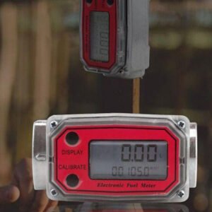 4.13” Turbine Digital Diesel Fuel Flow Meter Oval Gear Flow Gauge NPT - Image 7