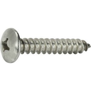 #0 Truss Head Sheet Metal Screws Self Tapping Phillips Stainless Steel All Sizes - Image 2