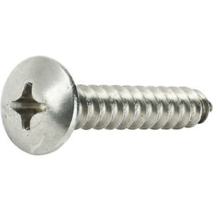 #0 Truss Head Sheet Metal Screws Self Tapping Phillips Stainless Steel All Sizes - Image 6
