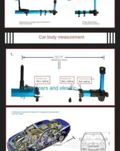2D Auto Body Measuring System Repair Frame Machine Car Chassis Tram Gauge - Image 8