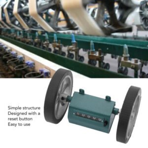 Meter Counter Z96 Textile Machines Length Counter Measuring Wheels Green 9999.9 - Image 5