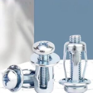 10pcs Multiple Sizes Petal Rivet Carbon Steel Expansion Screw Jack Nut Machine - Image 4