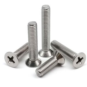 M2-M6 304 A2-70 Stainless Steel Cross Phillips Flat Countersunk Head Bolt Screw