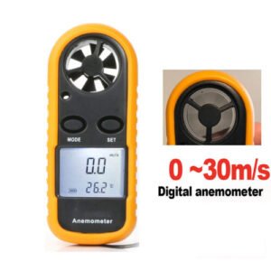 Digital Anemometer Air Flow Meter LCD Wind Speed Gauge Handheld Thermometer - Image 4