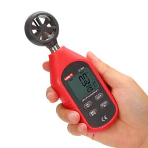 UNI-T UT363 Digital Anemometer Air Flow Wind Meter Temperature Test LCD Display - Image 2