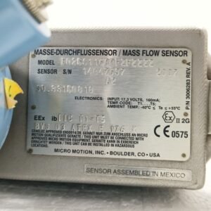 MICRO MOTION F SERIES F025S CORIOLIS FLOW METER F025S116CQFZFZZZZ - Image 9