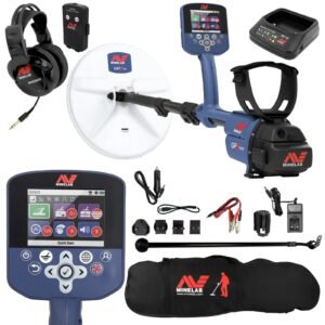 Minelab GPZ 7000 All Terrain Gold Metal Detector with Black Padded Carry Bag - Image 1