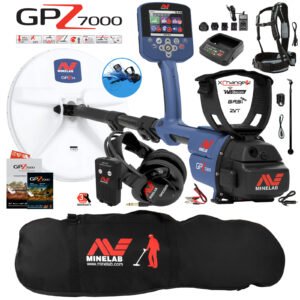Minelab GPZ 7000 All Terrain Gold Metal Detector with Black Padded Carry Bag - Image 2